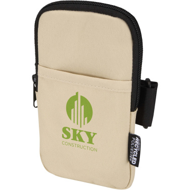 Logo trade advertising products image of: Byron GRS recycled bottle pouch