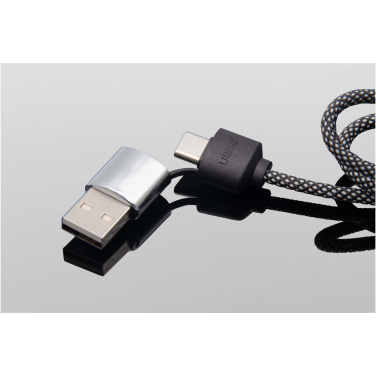 Logo trade promotional items picture of: SCX.design C33 60W Type-C charging cable with dual light-up logo 