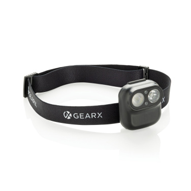 Logotrade business gifts photo of: Gear X RCS rPlastic head torch with motion sensor