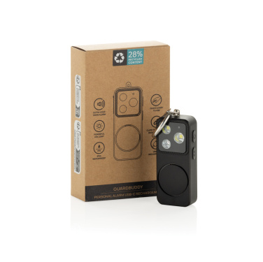 Logo trade promotional product photo of: GuardBuddy RCS Personal alarm USB-C re-chargeable