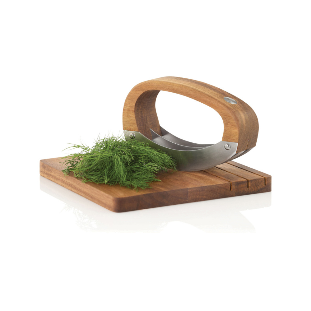 Logotrade advertising products photo of: AdHoc RoccaVerde Chopping knife with chopping board