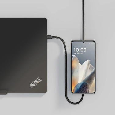 Logotrade promotional merchandise photo of: Zens Charging Cable USB C - C Pro 2
