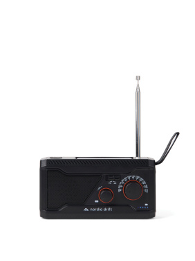 Logo trade corporate gifts image of: Nordic Drift Titan IPX4 multifunctional radio 4000mah