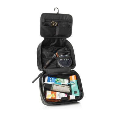 Logotrade promotional products photo of: Swiss Peak OSLO RCS Multifunctional Toiletry Pouch