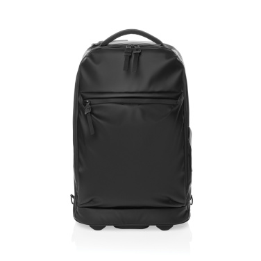 Logo trade promotional items image of: Swiss Peak OSLO RCS Wheeled Duffel backpack