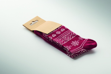 Logotrade promotional product picture of: Pair of Christmas socks L
