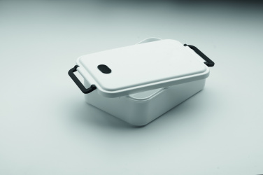 Logo trade promotional giveaways image of: Recycled PP lunch box 2200 ml