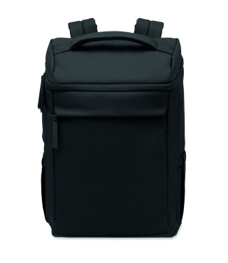 Logo trade promotional giveaway photo of: 15" PU laptop backpack