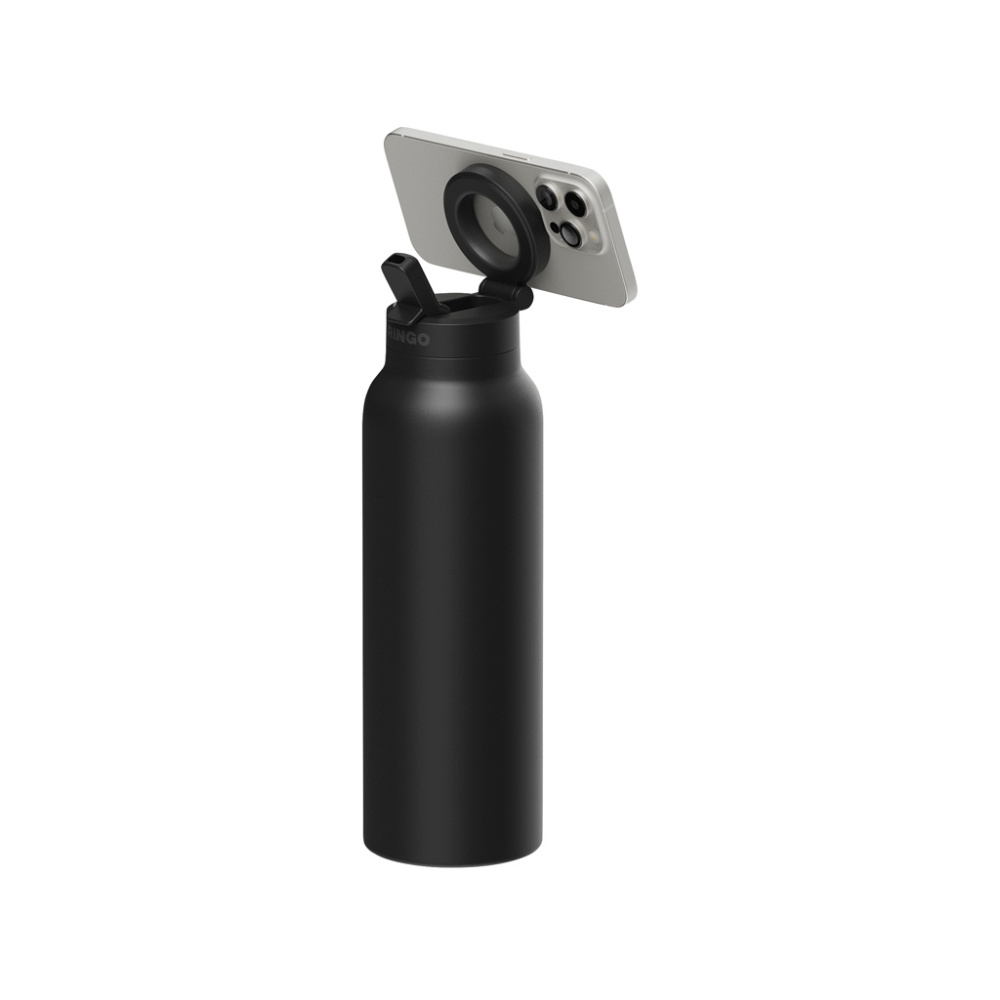 Logotrade promotional merchandise image of: RINGO Pro MagSafe® Waterbottle w Magnetic Booster Ring 710ML