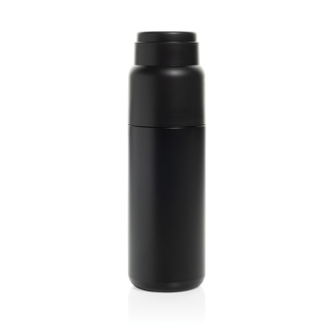 Logo trade promotional gifts image of: Thermocup RCS recycled vacuum flask with cup 500ml