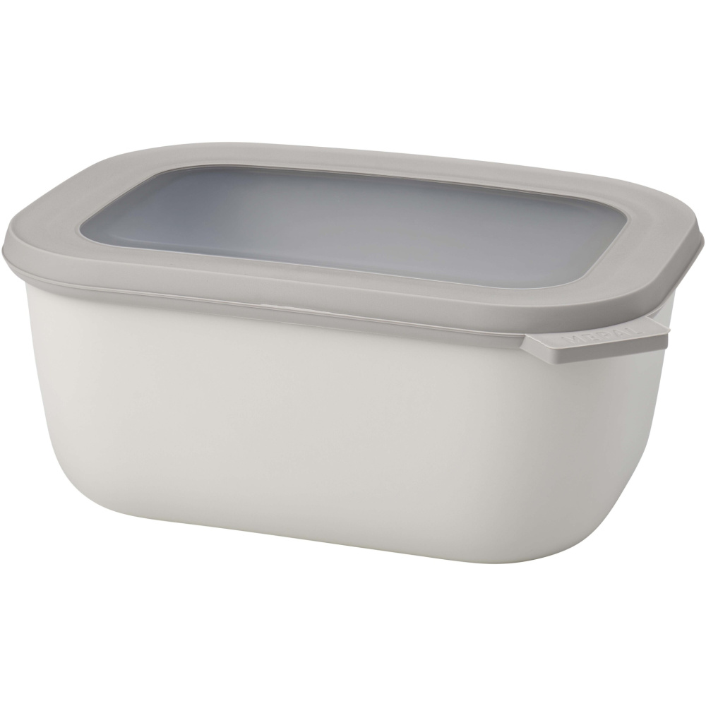 Logo trade advertising product photo of: Mepal Cirqula 1500 ml rectangular multi bowl