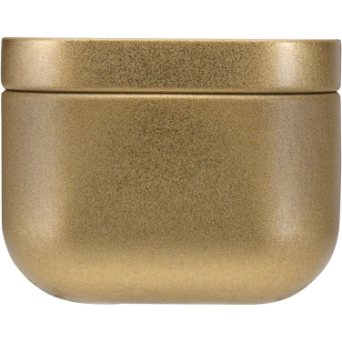 Logotrade promotional gift picture of: Tindra square tin candle with vanilla aroma