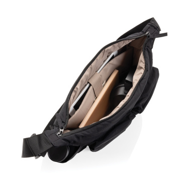 Logo trade corporate gift photo of: KENTO URBAN RCS recycled nylon padded crossover bag