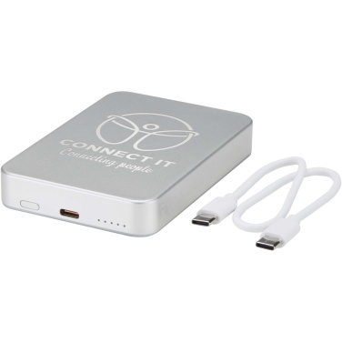 Logotrade advertising product picture of: Avis 10.000 mAh RCS recycled aluminium magnetic power bank 