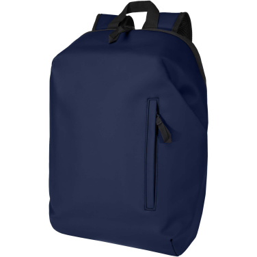 Logo trade promotional giveaway photo of: Resi Plus 15" GRS recycled anti-theft backpack 18L
