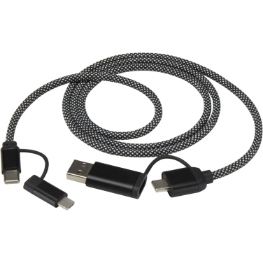 Logotrade business gifts photo of: SMART 65W 100 cm RCS recycled magnetic 5-in-1 charging cable