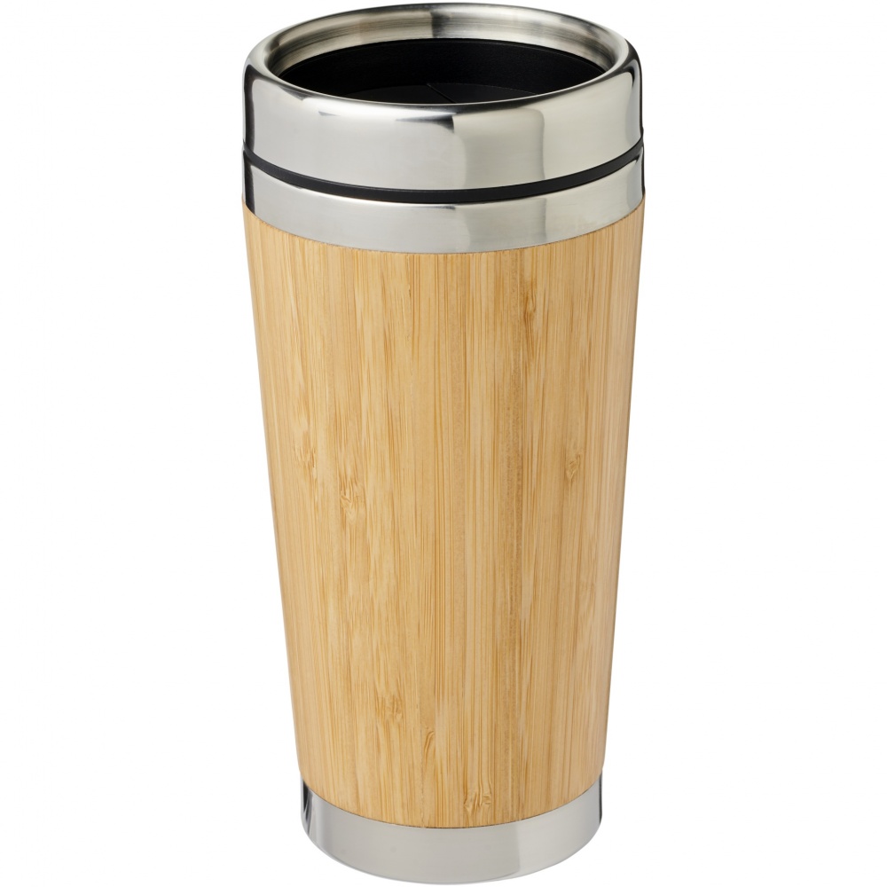 Logo trade reklaamkingi pilt: Termokruus 450 ml bambusest välispinnaga