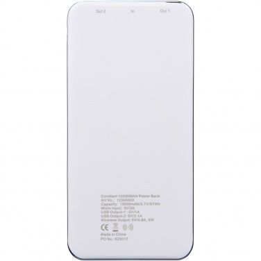 Logotrade reklaamkingituse foto: Pidev 10 000 mAh juhtmevaba toitepank LED-iga