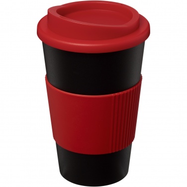 Logo trade firmakingituse pilt: Americano® 350 ml silikoonist võruga kohvitops