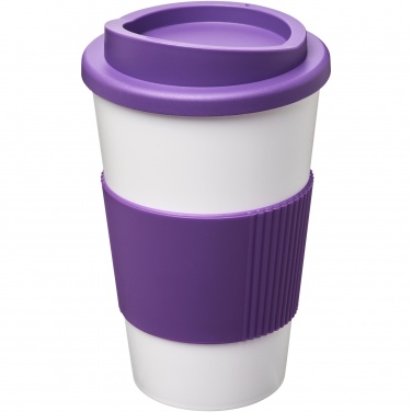 Logo trade firmakingid foto: Americano® 350 ml silikoonist võruga kohvitops