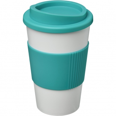 Logo trade firmakingid foto: Americano® 350 ml silikoonist võruga kohvitops