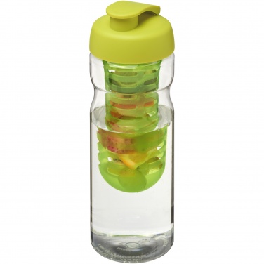 Logotrade reklaamkingituse foto: H2O Active® Base 650 ml keeratava kaanega spordipudel ja infusioon