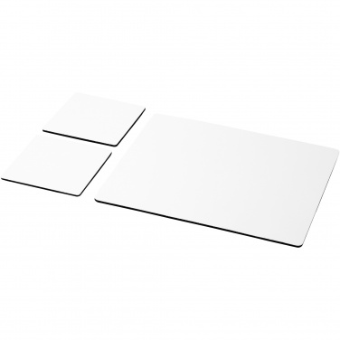 Logo trade reklaamkingituse pilt: Q-Mat® hiiremati ja rannaaluse komplekti kombinatsioon 3