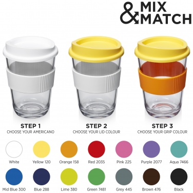 Logo trade reklaamkingituse pilt: Americano® Cortado 300 ml klaasist termostops