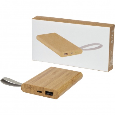 Logotrade meened pilt: Tulda 5000 mAh bambusest akupank
