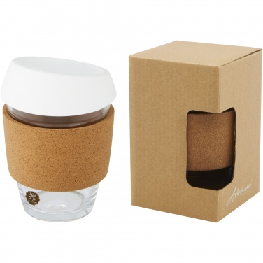 Logotrade firmakingid pilt: Lidan 360 ml borosilikaatklaasist termotops silikoonkaanega