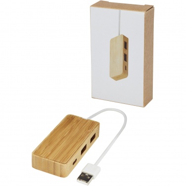 Logotrade reklaamtoote foto: Tapase bambusest USB-jaotur