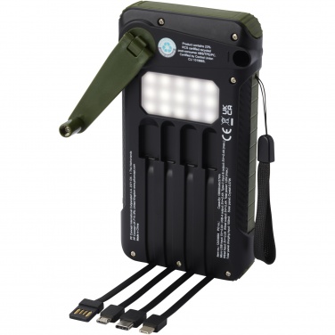 Logo trade reklaamkingid foto: Soldy 10 000 mAh RCS taaskasutatud plastist päikesedünamo jõupank 