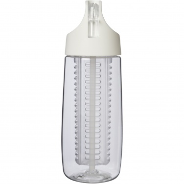 Logotrade ärikingid pilt: HydroFruit 700 ml taaskasutatud plastikust spordipudel koos keeratava kaane ja infusiooniga