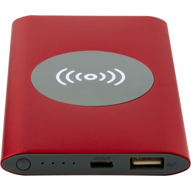 Logotrade reklaamkingituse foto: Juice 4000 mAh Type-C taaskasutatud alumiiniumist juhtmevaba toitepank 