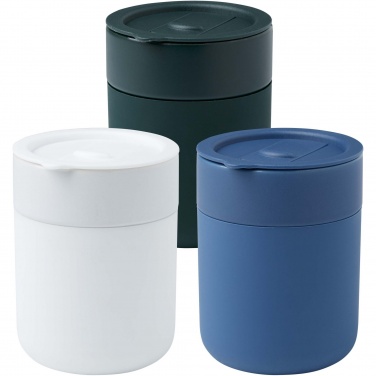 Logotrade ärikingi foto: Keraamiline termoskruus Java 330 ml plastikust kaanega