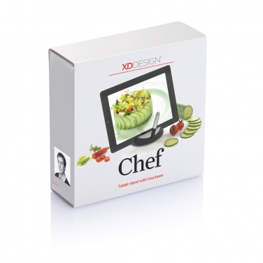 Logotrade reklaamkingituse foto: Chef tahvelarvuti alus puutepliiatsiga