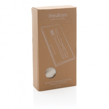 Logotrade reklaamkingi foto: Ukiyo Aware™ 180gr puuvillased salvrätikud 4tk komplekt