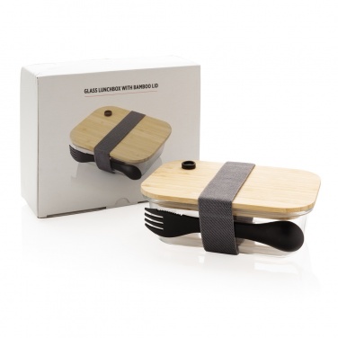 Logo trade reklaamkingitused foto: Klaasist lõunakarp bambusest kaanega