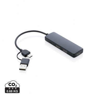 Logo trade ärikingi pilt: RCS taaskasutatud plastist kahe sisendiga USB-jaotur