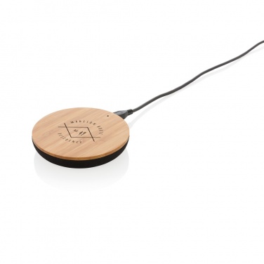 Logo trade ärikingituse pilt: Bamboo X 5W juhtmevaba laadija
