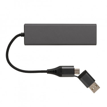 Logo trade ärikingituse pilt: Terra RCS taaskasutatud alumiiniumist jaotur 3 USB-pordiga
