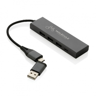Logotrade meened pilt: Terra RCS taaskasutatud alumiiniumist jaotur 3 USB-pordiga