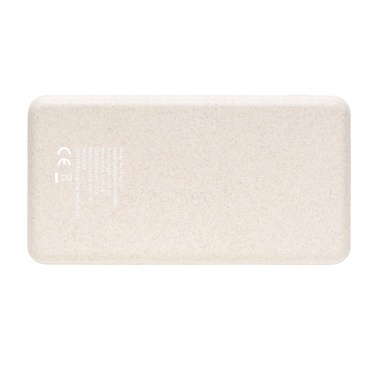 Logo trade ärikingi pilt: Korgi- ja nisukõrrega 8000 mAh 5W juhtmevaba akupank