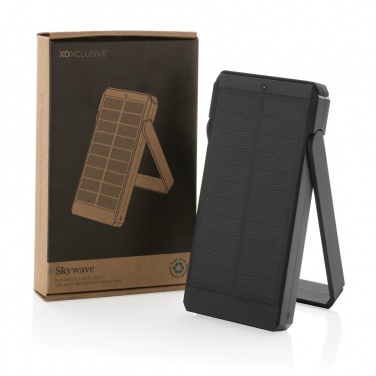 Logotrade reklaamtoote foto: Skywave RCS taaskasutatud plastist päikeseenergiapank 10000 mAh
