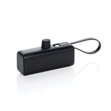 Logo trade reklaamtooted foto: Powerlink RCS rplastic 3000 mah powerbank USB C pistik