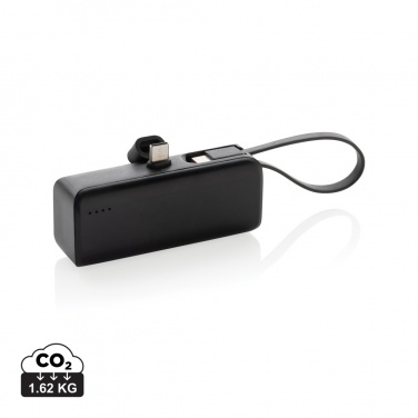 Logotrade reklaamkingitused pilt: Powerlink RCS rplastic 3000 mah powerbank USB C pistik