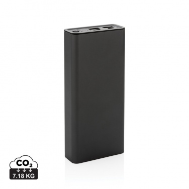 Logotrade ärikingid pilt: Terra RCS taaskasutatud 20 W alumiiniumist akupank 20 000 mAh
