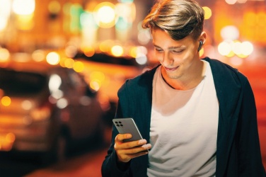 Logo trade reklaamtooted foto: Motorola IPX5 TWS MOTO nupud 85