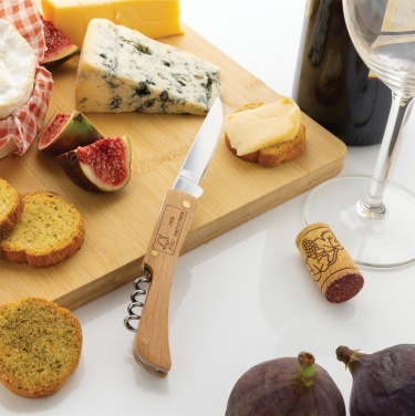 Logo trade reklaamtoote pilt: Puidust nuga pudeliavajaga