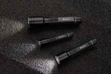 Logotrade ärikingi foto: RCS taaskasutatud alumiiniumist USB-taaslaetav raskeveokite taskulamp